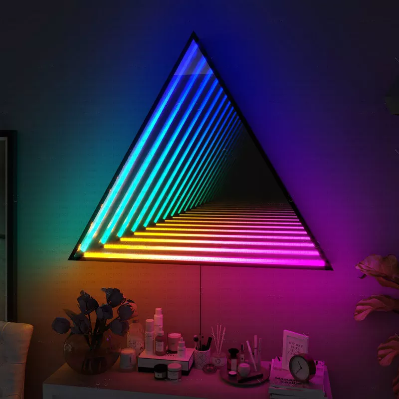 Infinite Triangle Mirror