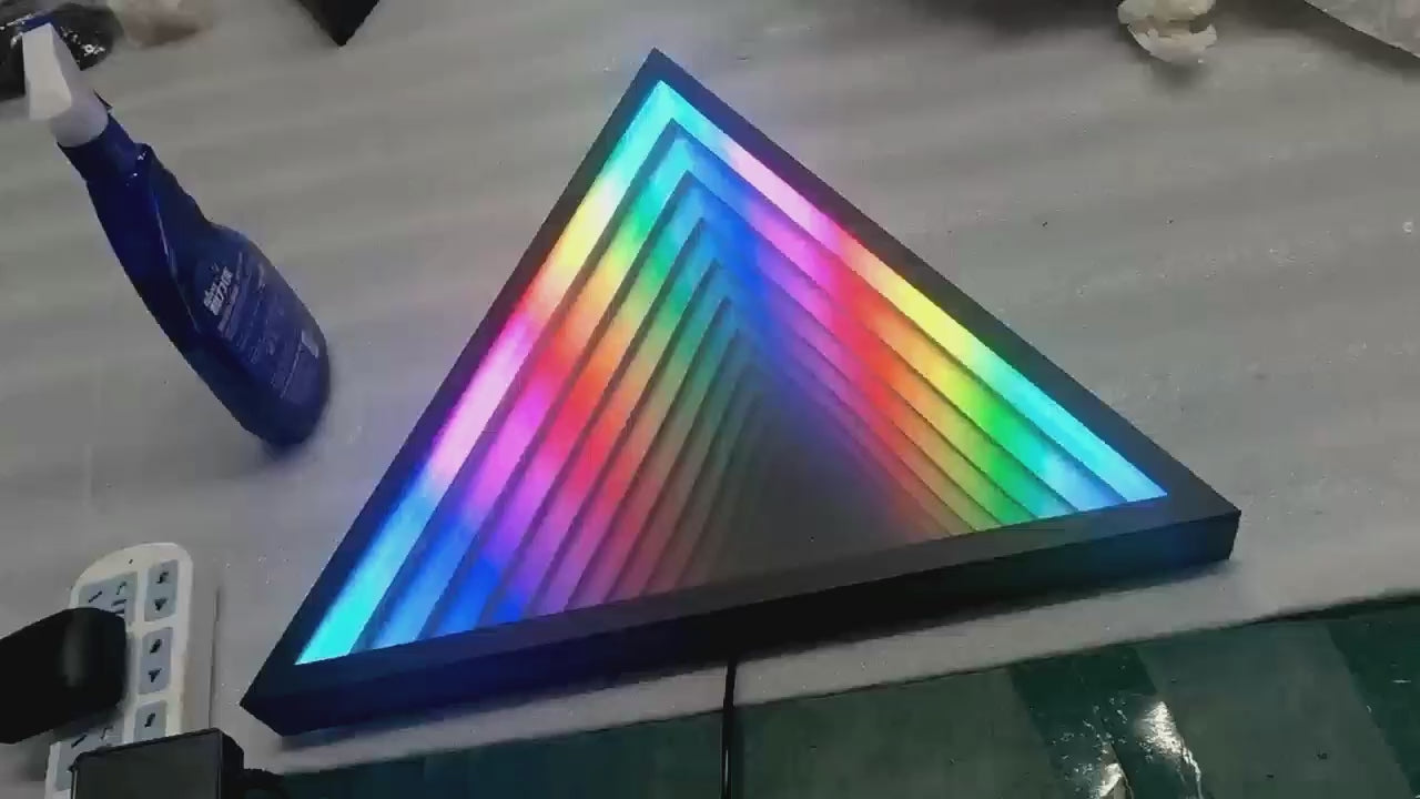 Infinite Triangle Mirror